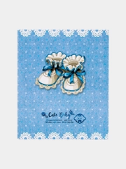 Фотоальбом BRAUBERG "Baby shoes" на 200 фото 10*15см, твердая обложка, термосклейка 391147