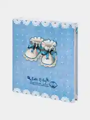 Фотоальбом BRAUBERG "Baby shoes" на 200 фото 10*15см, твердая обложка, термосклейка 391147