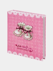 Фотоальбом BRAUBERG "Baby shoes" на 200 фото 10*15см, твердая обложка, термосклейка 391148