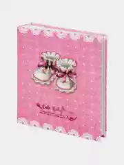 Фотоальбом BRAUBERG "Baby shoes" на 200 фото 10*15см, твердая обложка, термосклейка 391148