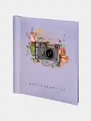 Фотоальбом Brauberg "Фотоаппарат", 20 магнитных листов, спираль, 23 х 28 см