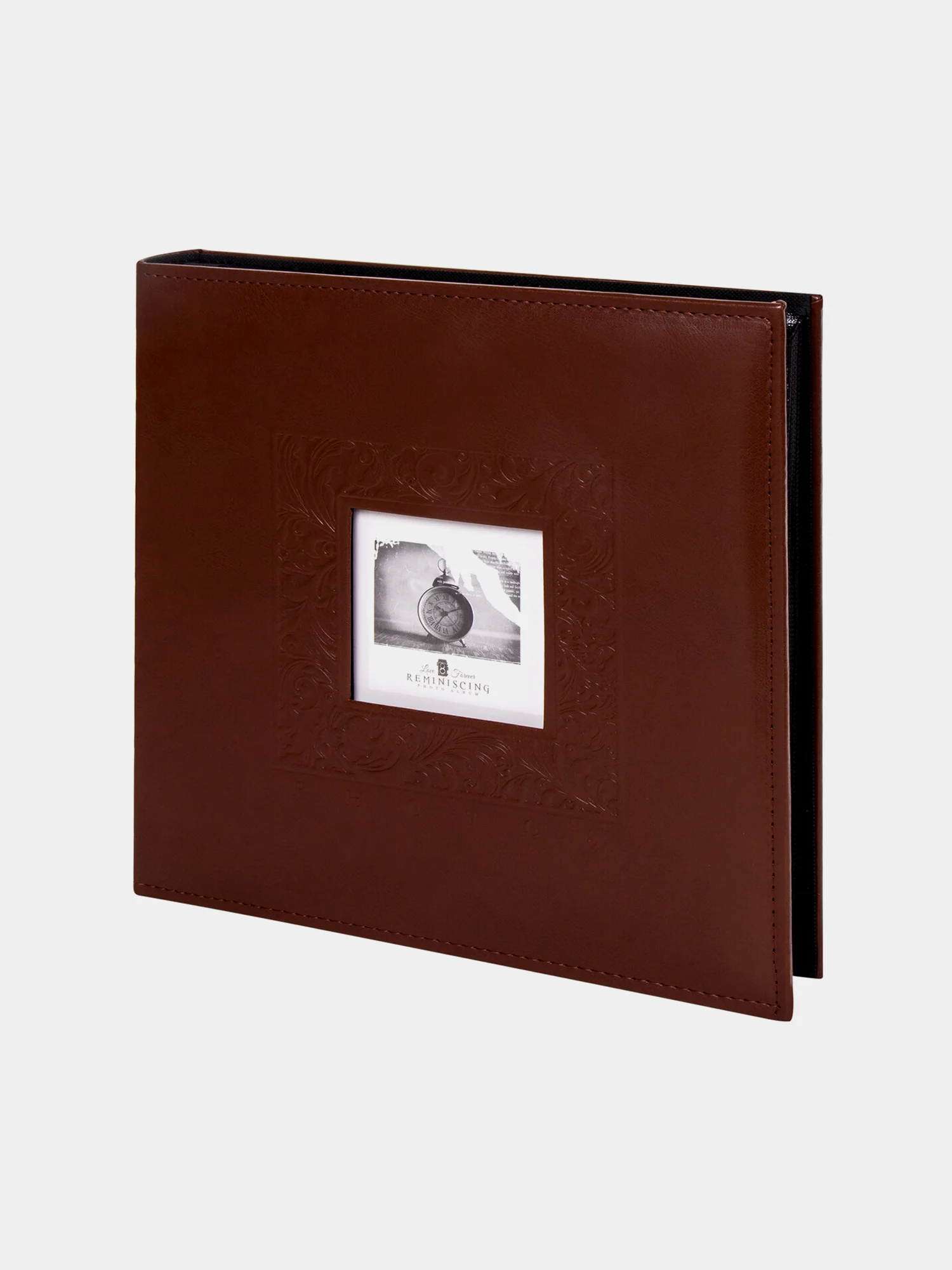 Фотоальбом BRAUBERG "Smooth brown" на 500 фото 10*15 см, под гладкую кожу, коричневый