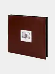 Фотоальбом BRAUBERG "Smooth brown" на 500 фото 10*15 см, под гладкую кожу, коричневый