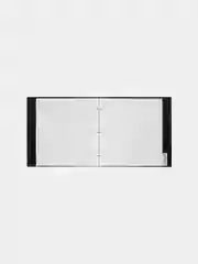 Фотоальбом BRAUBERG "Premium Black" 20 магнитных листов 30*32см, под кожу, черный, 391186