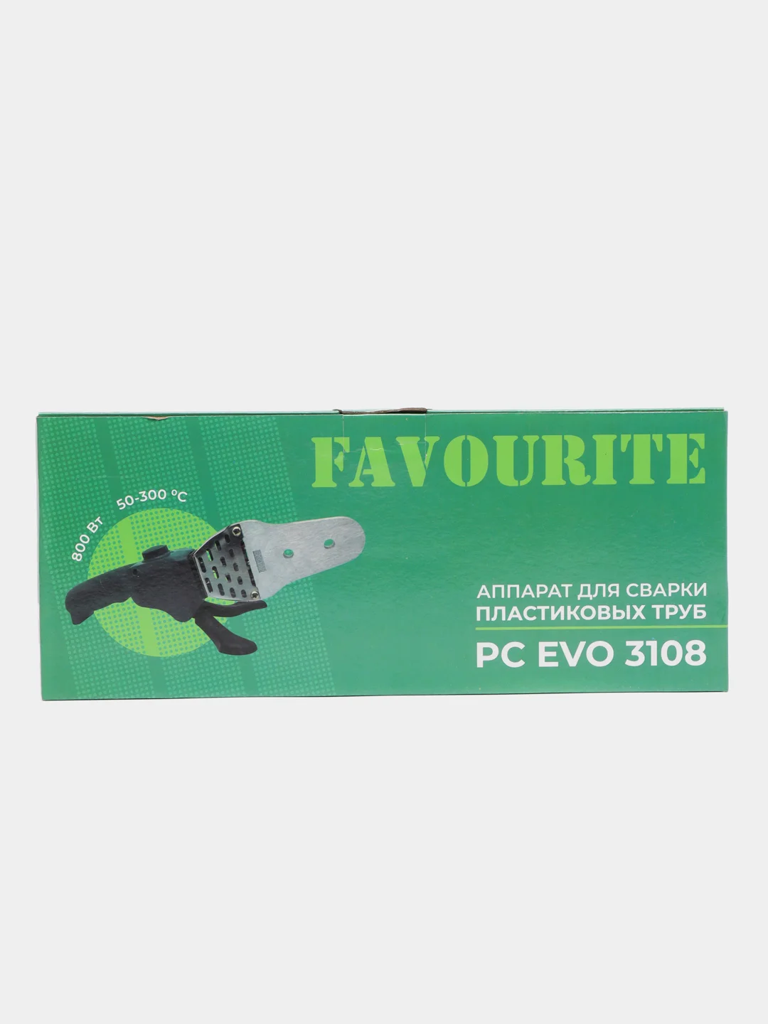 Аппарат для сварки пластиковых труб Favourite PC EVO 3108, 800 Вт, с насадками, кейс