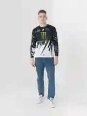 Белый джерси для мотокросса