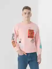 Розовый свитшот