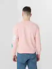 Розовый свитшот