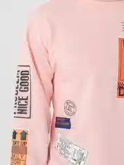 Розовый свитшот