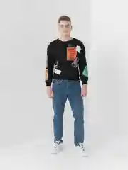 Черный свитшот