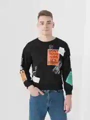 Черный свитшот