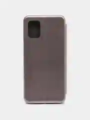 Серебряный чехол книжка Samsung Galaxy A71, Самсунг Галакси А71
