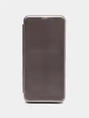 Серебряный чехол книжка Samsung Galaxy A71, Самсунг Галакси А71