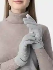 Серый перчатки