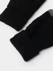 Черный перчатки