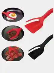Лопатка кухонная/кулинарная/щипцы 2 в 1/лопатка силиконовая
