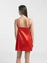 Красный женская сорочка с халатом