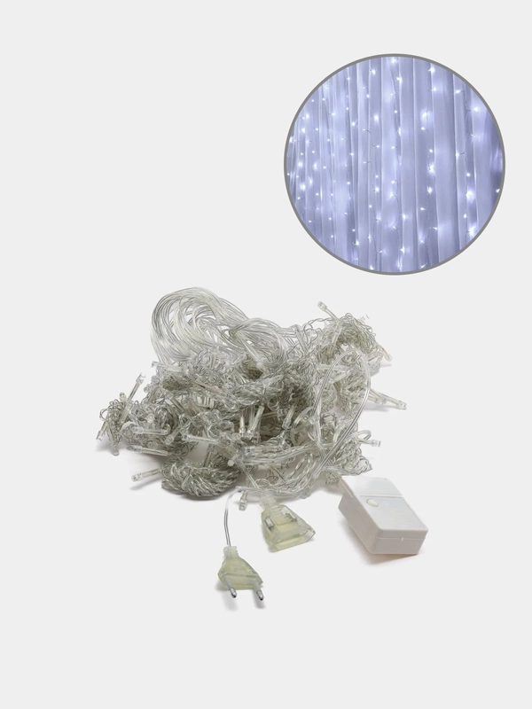 Гирлянды шторы LED 320/600