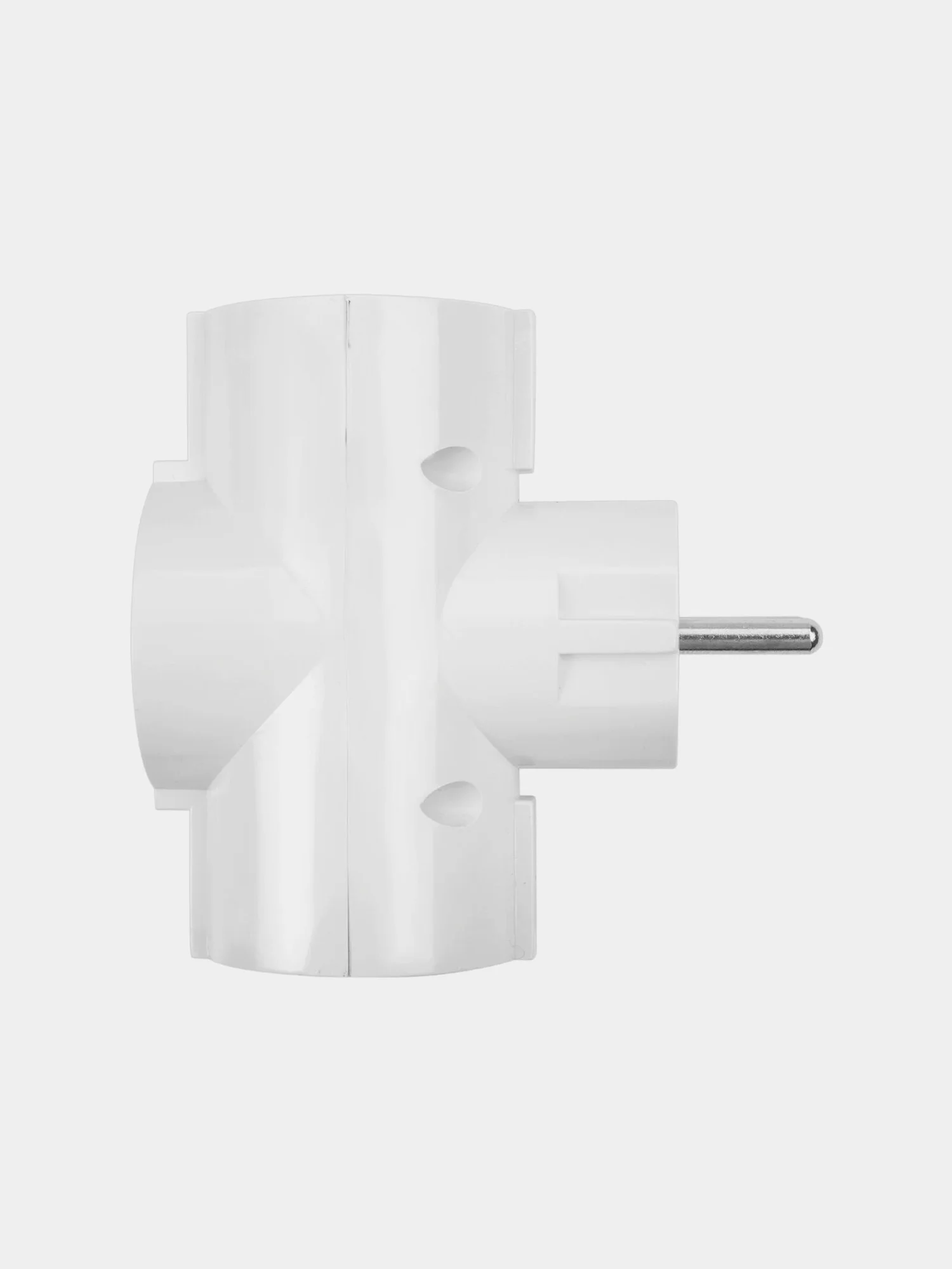 Сетевой тройник SONNEN U-030G, 3 розетки, с заземлением, 16А, белый, 511441