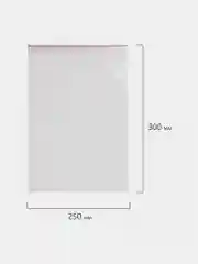 Пакеты с замком ZIP LOCK "зиплок", комплект 100 шт., 250х300мм, ПВД, толщ. 40 микр