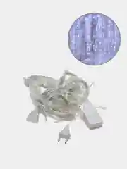 Белый гирлянда-штора