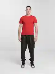 Зеленый футболка мужская, базовая, однотонная