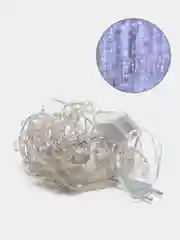 Белый светодиодная гирлянда штора занавес / новогодняя