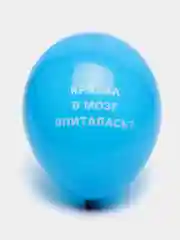 Синий воздушные шары "Оскорбления", 31 см, 1 штука, 10 видов