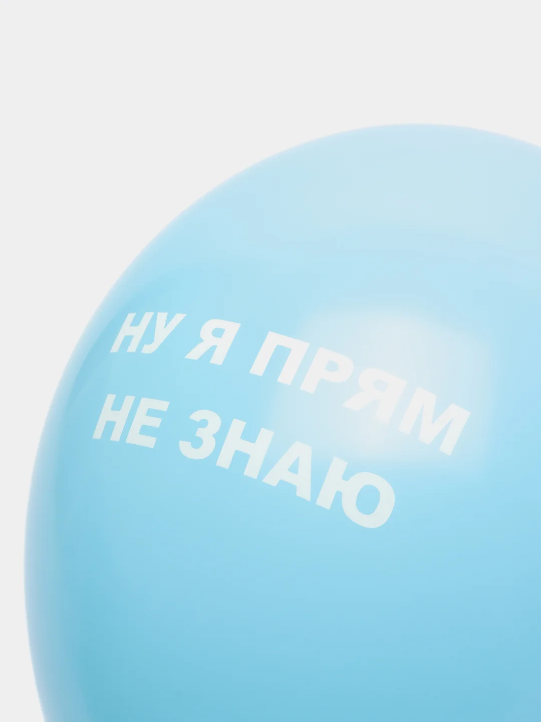Голубой воздушные шары "Оскорбления", 31 см, 1 штука, 10 видов