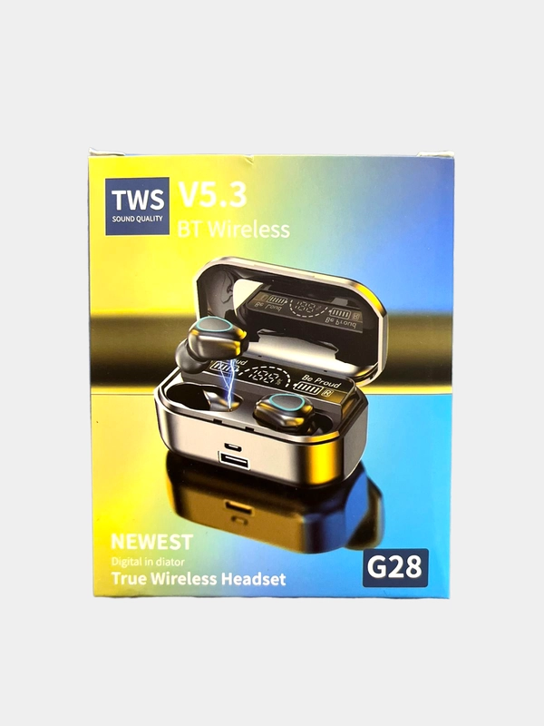 Беспроводные наушники TWS G-28 V5.3 с повербанком