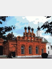 Картина по номерам на холсте с подрамником "Церковь Петра и Павла", 50 х 40 см
