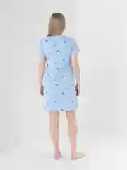 Лазурный сорочка ночная, женская