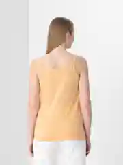 Бежевый майка женская