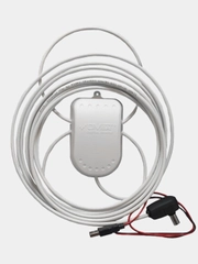 Антенна для цифрового ТВ, активная, с усилителем, комнатная на присосках, с USB инжектором
