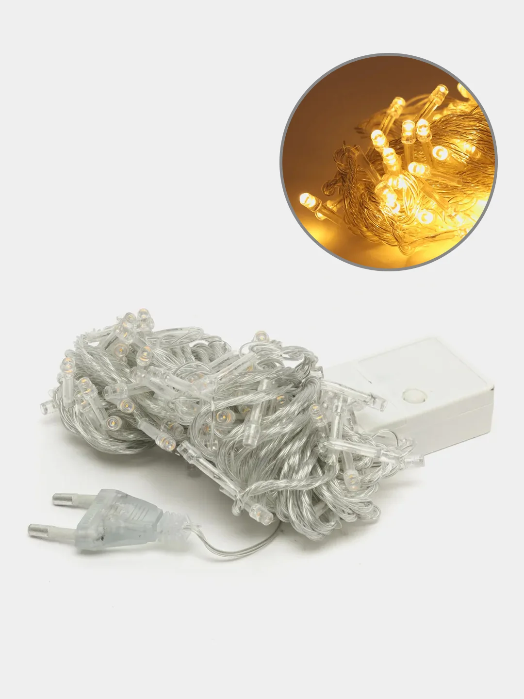 Гирлянда светодиодная LED, 10 м, 100 ламп, 220 в