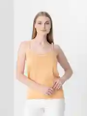 Бежевый майка женская