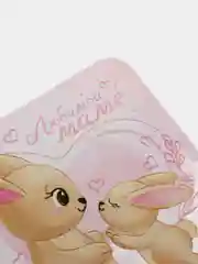 Зеленый магнит на холодильник "Любимой маме", "Любовь"