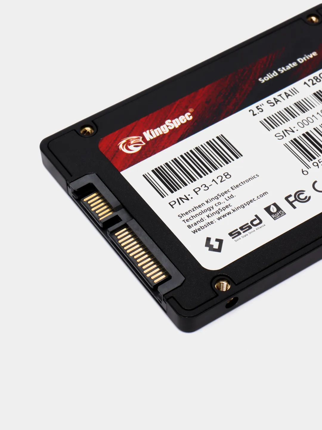 KingSpec SSD жесткий диск для компьютера или ноутбука SATA3 128/256/512 Gb  купить по цене 3499 ₽ в интернет-магазине KazanExpress