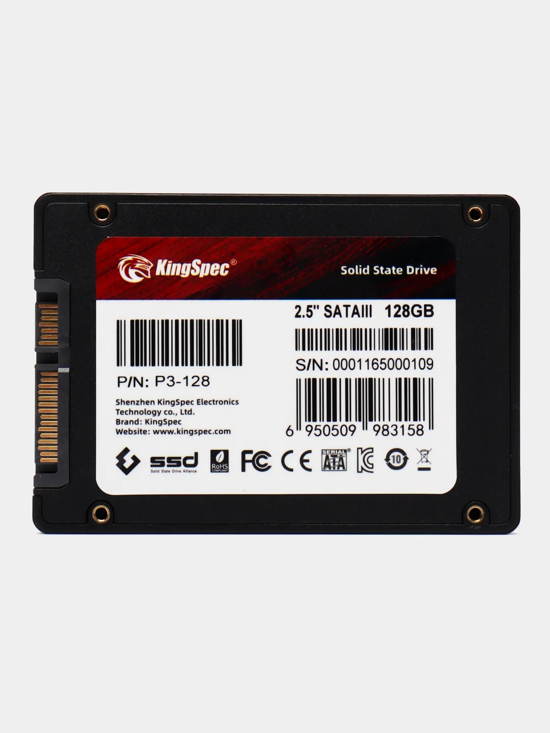 KingSpec SSD жесткий диск для компьютера или ноутбука SATA3 128/256/512 Gb  купить по цене 3499 ₽ в интернет-магазине KazanExpress