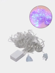 Гирлянда "Шторы", 1,5 х 1,5 м, синяя, 160LED