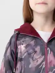 Бордовый ветровка для девочки Arctic kids
