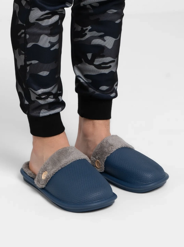 Тапочки домашние мужские, тёплые IZI, размеры 40-45