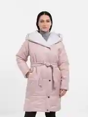 Розовый пуховик женский "Палето", зимний