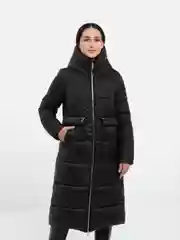 Черный пуховик женский зимний ПАЛЕТО