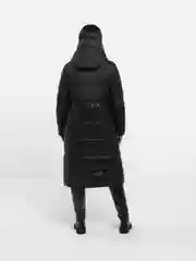 Черный пуховик женский зимний ПАЛЕТО