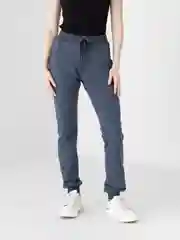 Синий меланж брюки спортивные женские
