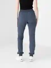 Синий меланж брюки спортивные женские