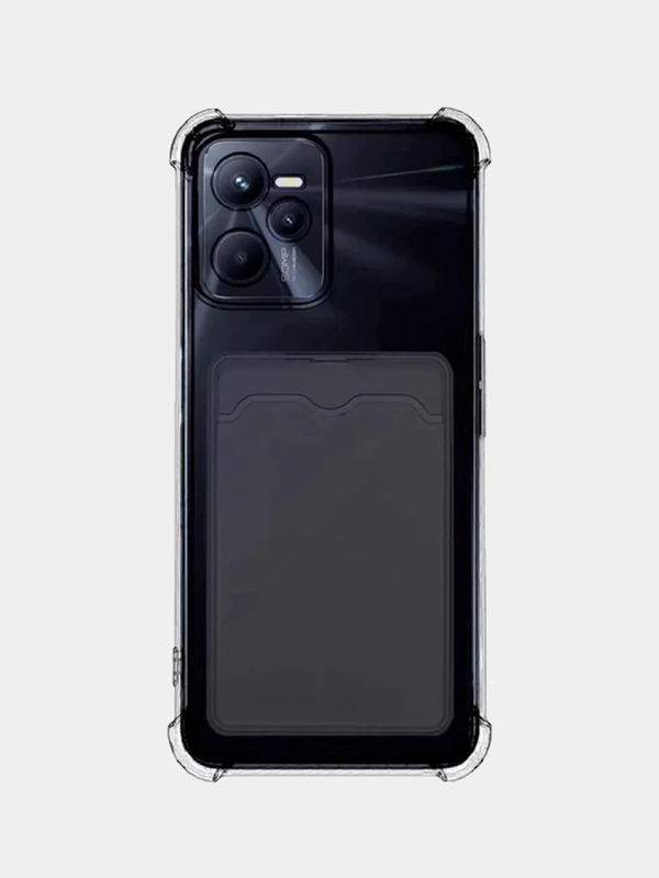 Чехол для Realme C30, C31, C33, C35 (Реалми С30, С31, С33, С35) прозрачный