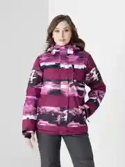 Багровый горнолыжный костюм женский, сноубордический