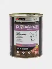 Влажный корм для взрослых собак Probalance Adult Gourmet Diet c телятиной и кроликом, 850г